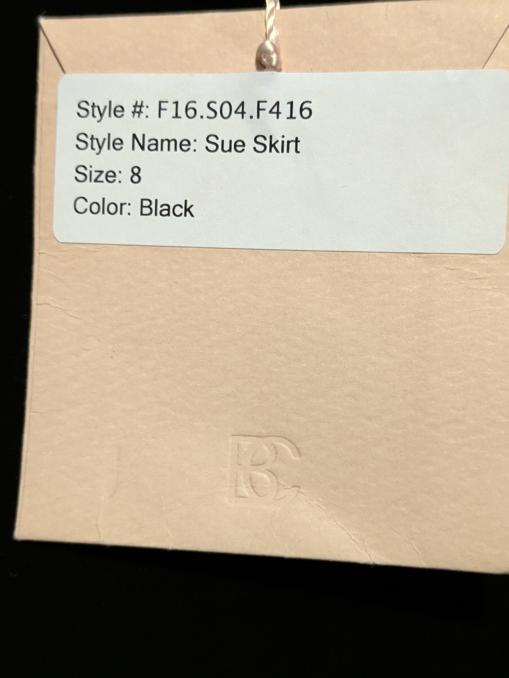 Black A-Line Women's Skirt - Classic Everyday Style - Picture 3 of 6